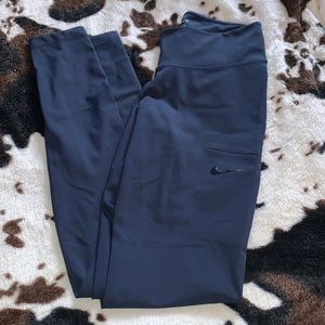 Navy blue Nike leggings
